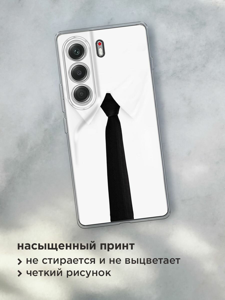 Чехол на Tecno Camon 40 / Текно Камон 40 с принтом "Галстук" — фото 1