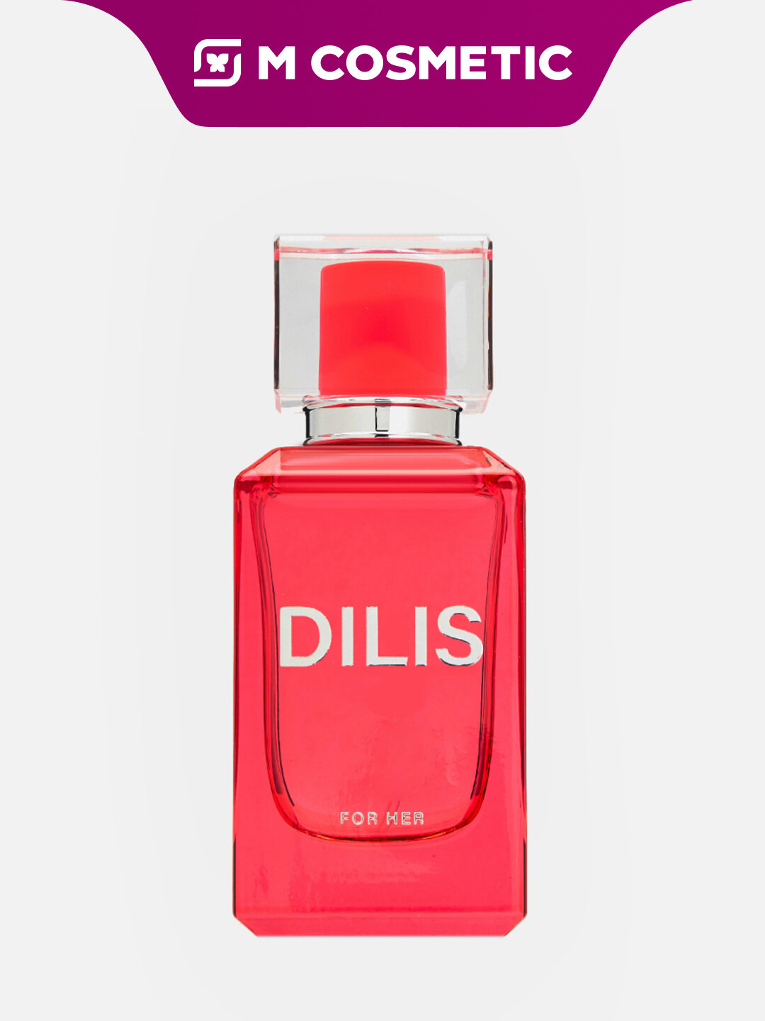 DILIS Парфюмерная вода для женщин For Her 80мл, нежный аромат для ежедневного использования