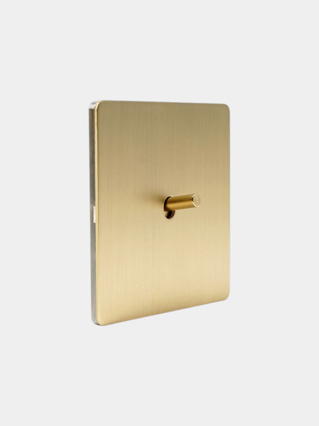 Переключатели, нержавеющая сталь, матово-золотая отделка, медные рычажные переключатели 1/2/3/4