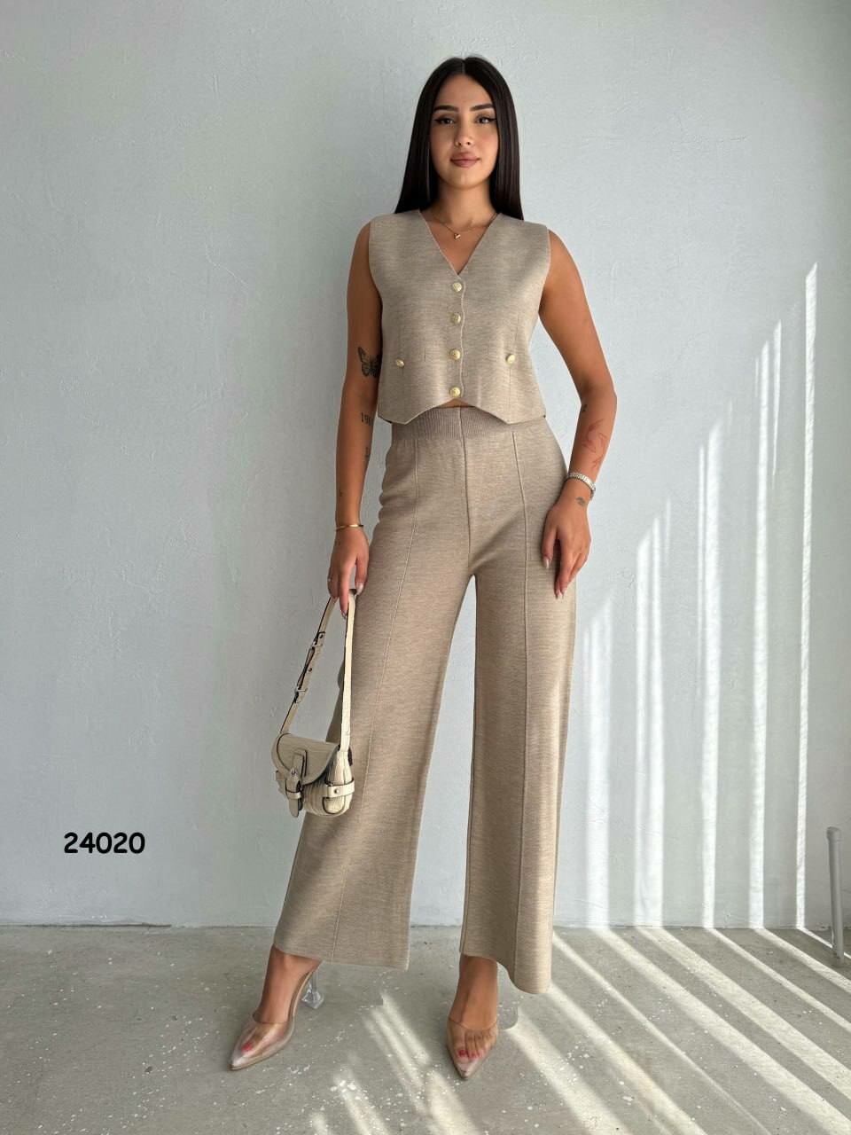 Комплект одежды MODERN ELEGANCE Suit Collection — женские костюмы двойка с брюками и жилеткой, стиль и комфорт на каждый день