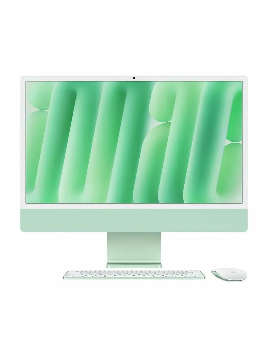 Моноблок Apple iMac 24 M4 8/8/16/256Gb, цвет Green, (зеленый) MWUE3