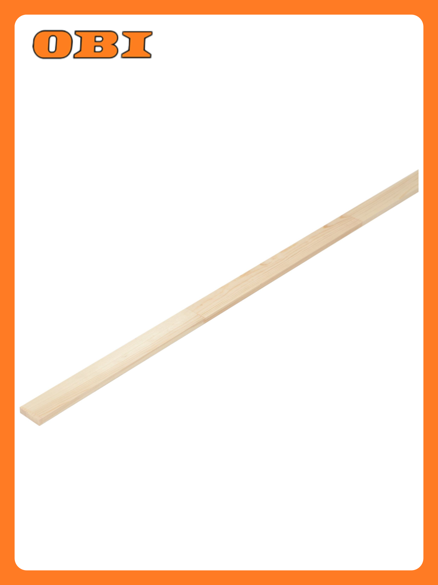 Рейка сорт Экстра 2400x40x10 мм шлифованная хвоя бежевая