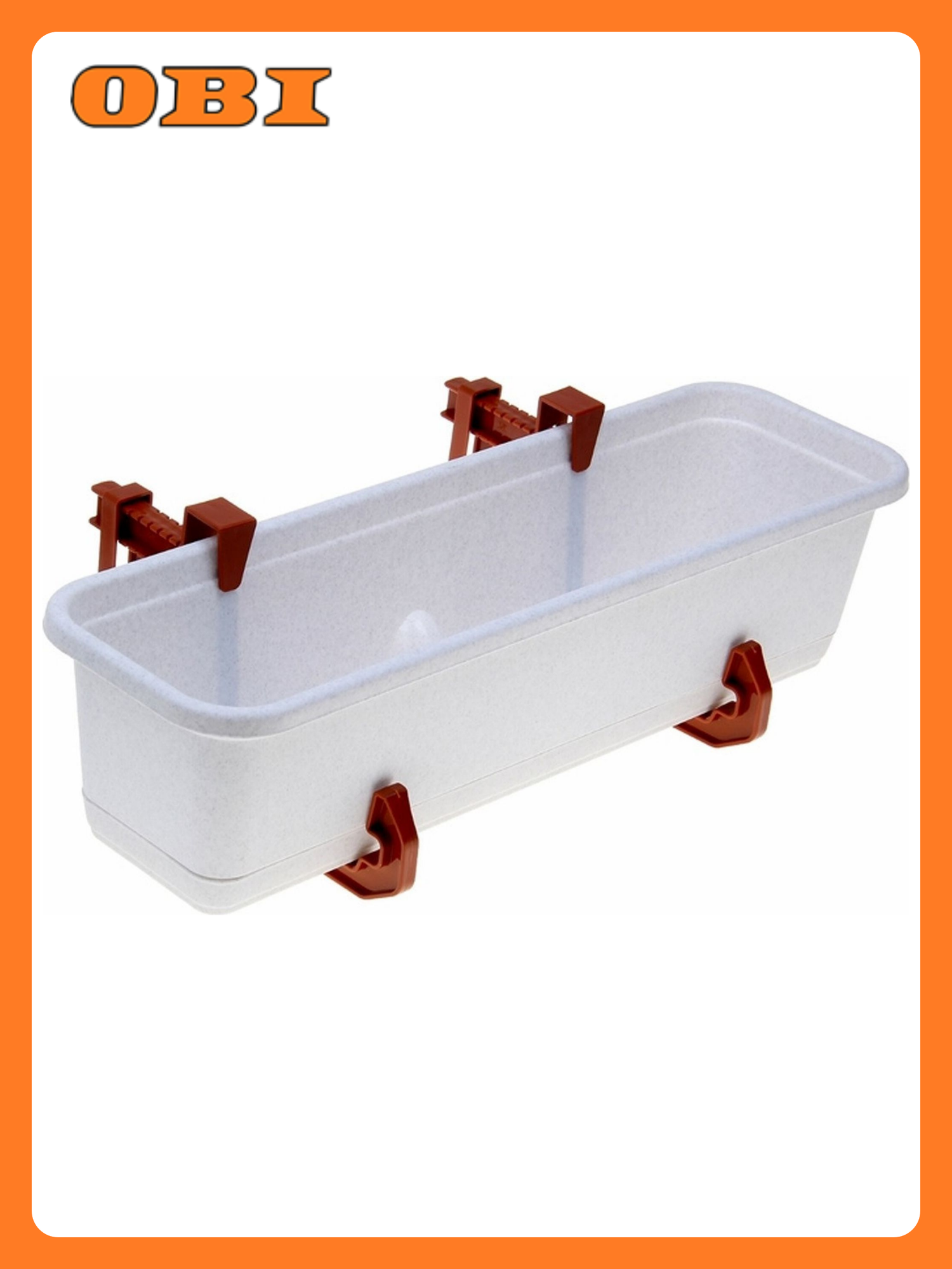 Крепление для балконного ящика IDEA 2 шт терракот