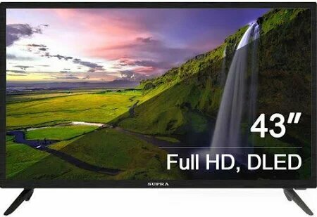 Supra 43 STV-LC43LT0045F черный FULL HD 60Hz DVB-T2 DVB-C USB (RUS)
