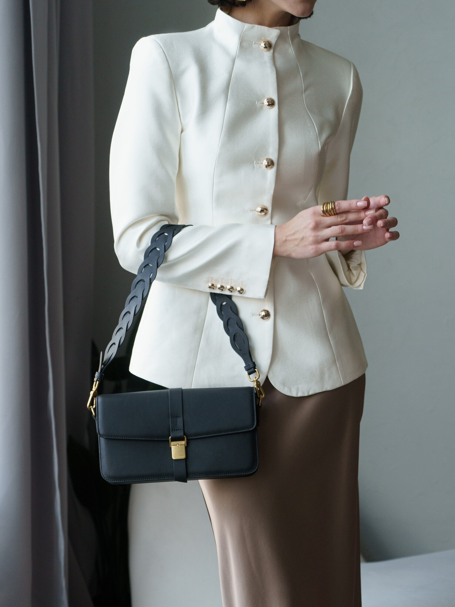 Сумка кросс-боди Paprika Bag Italy, фактура гладкая, черный — фото 1