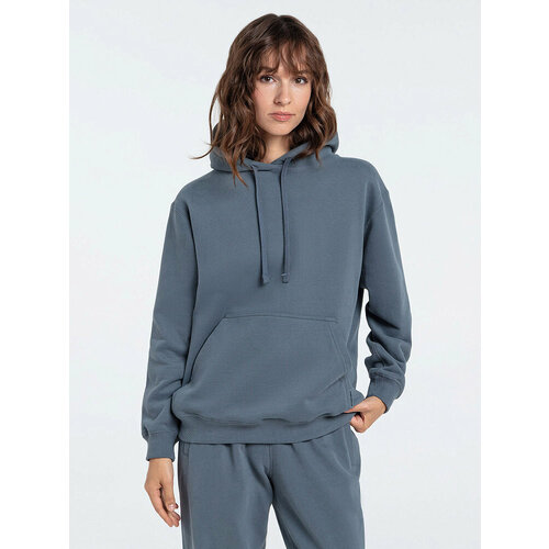 фото Худи streetbeat hoodie basic french terry, 1 шт., размер m, , серо-синий