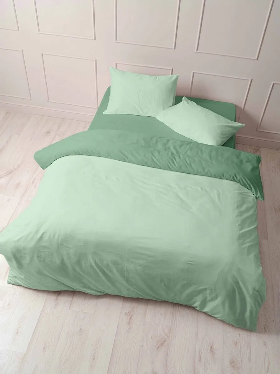 Постельное белье Евро Поплин — фото 1