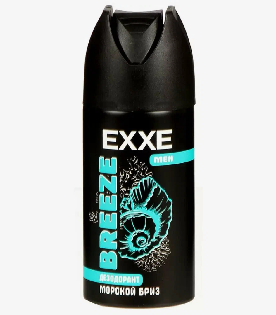 EXXE MEN Дезодорант мужской аэрозоль Морской бриз, BREEZE, 150 мл