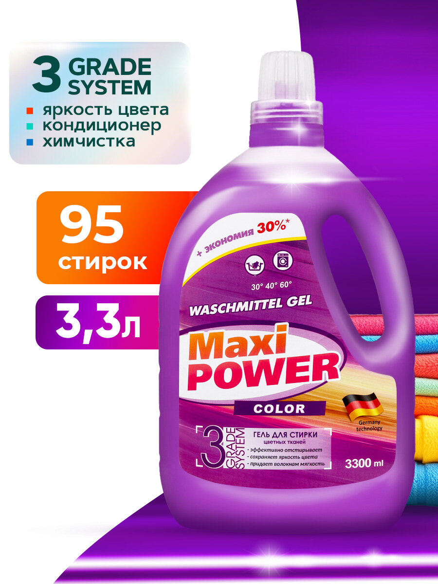 Гель для стирки цветного Aromika Maxi Power