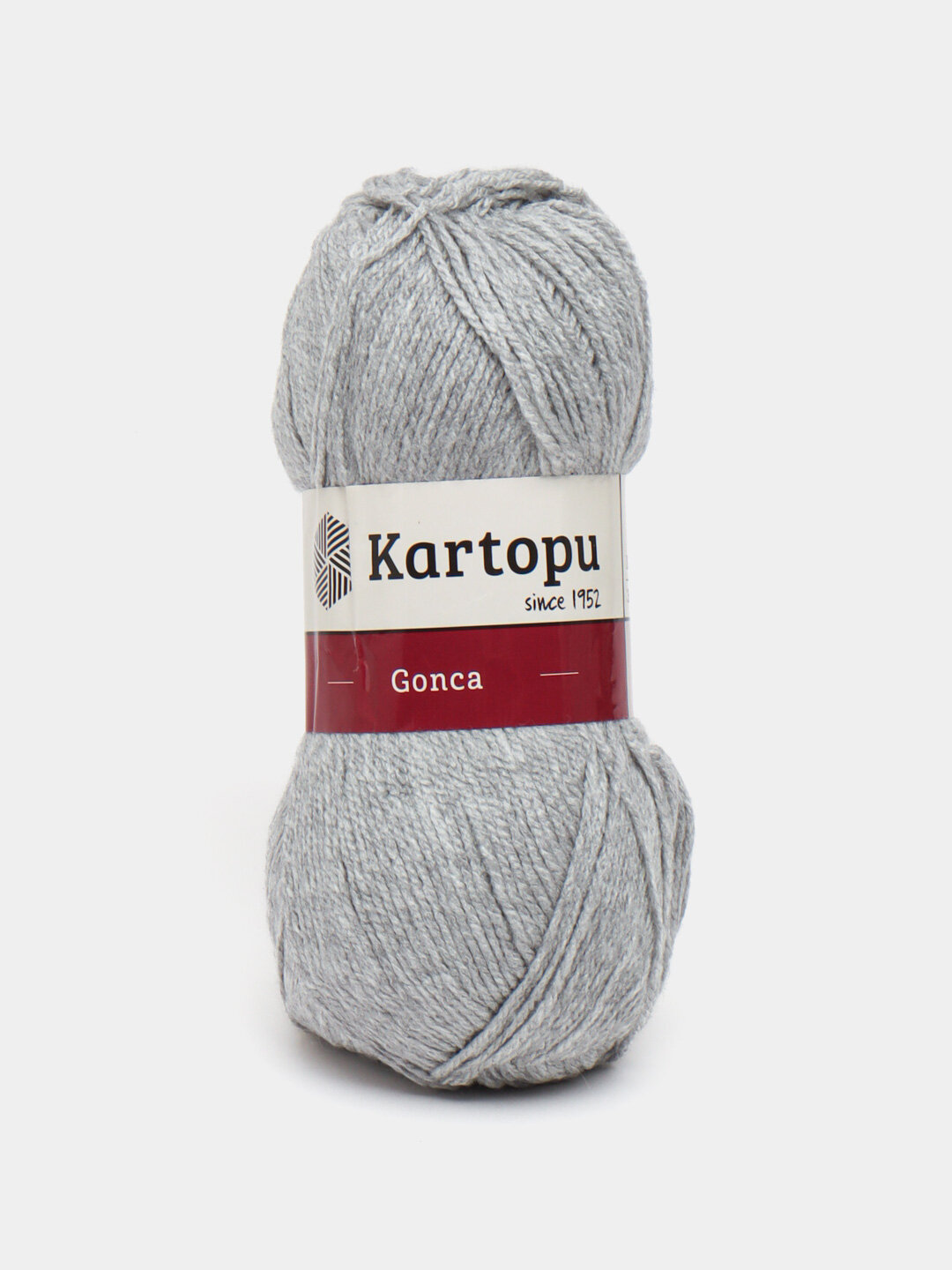 Пряжа Kartopu Gonca, для вязания, акрил 100%, серый цвет, 100 гр, 300 м