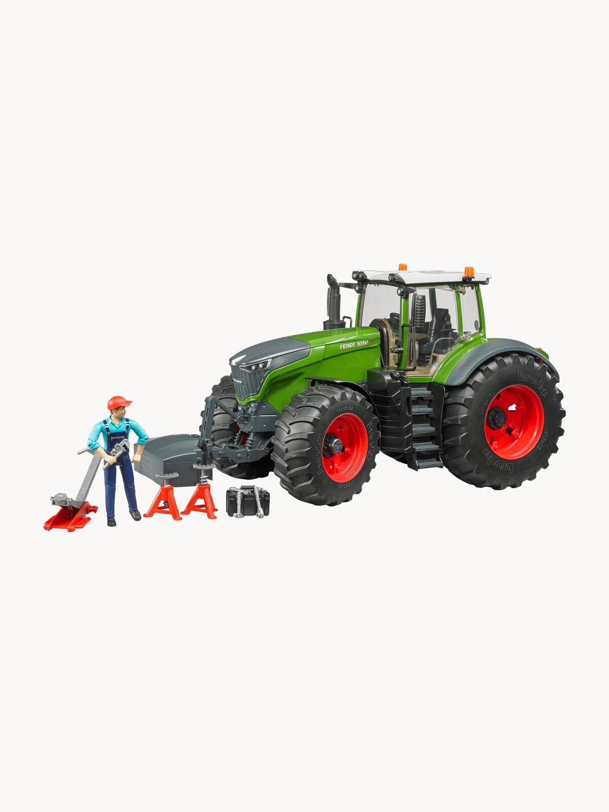 Трактор Bruder Fendt 1050 Vario с фигуркой и аксессуарами 04041, зеленый
