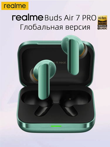 Изображение товара Глобальная версия realme Buds Air 7 Pro настоящие беспроводные наушники