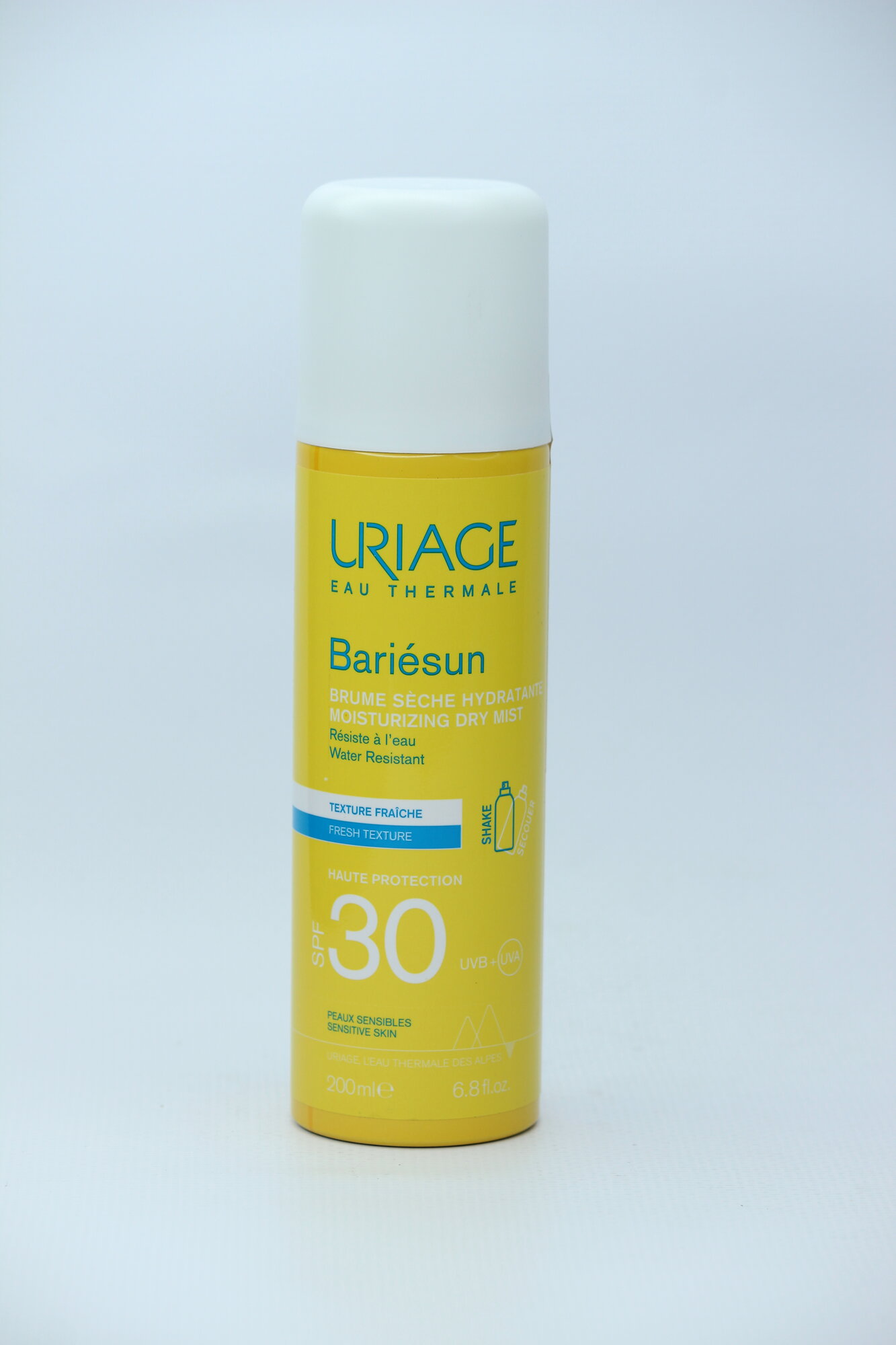 Uriage Bariesan сухая дымка-спрей солнцезащитная SPF 30, 200 мл — фото 1