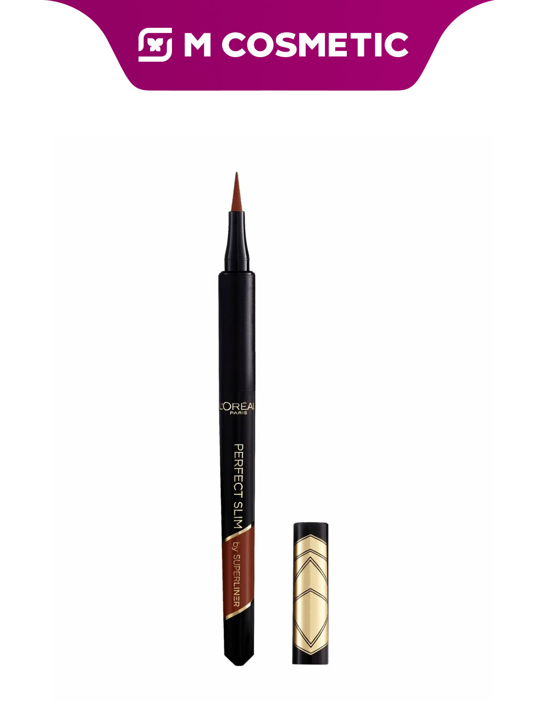 Подводка для глаз LOREAL "Super Liner" Perfect Slim, коричневая, 1 мл