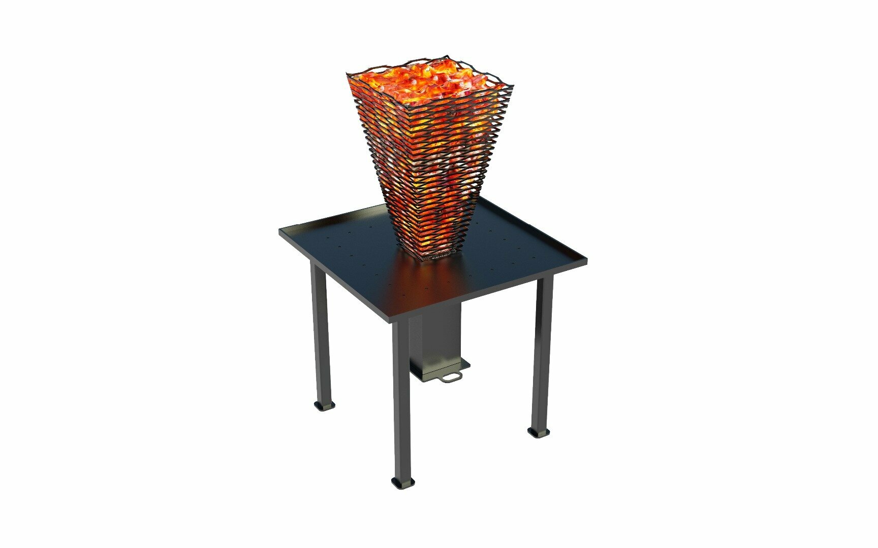 Закрытый вертикальный мангал — фото 1