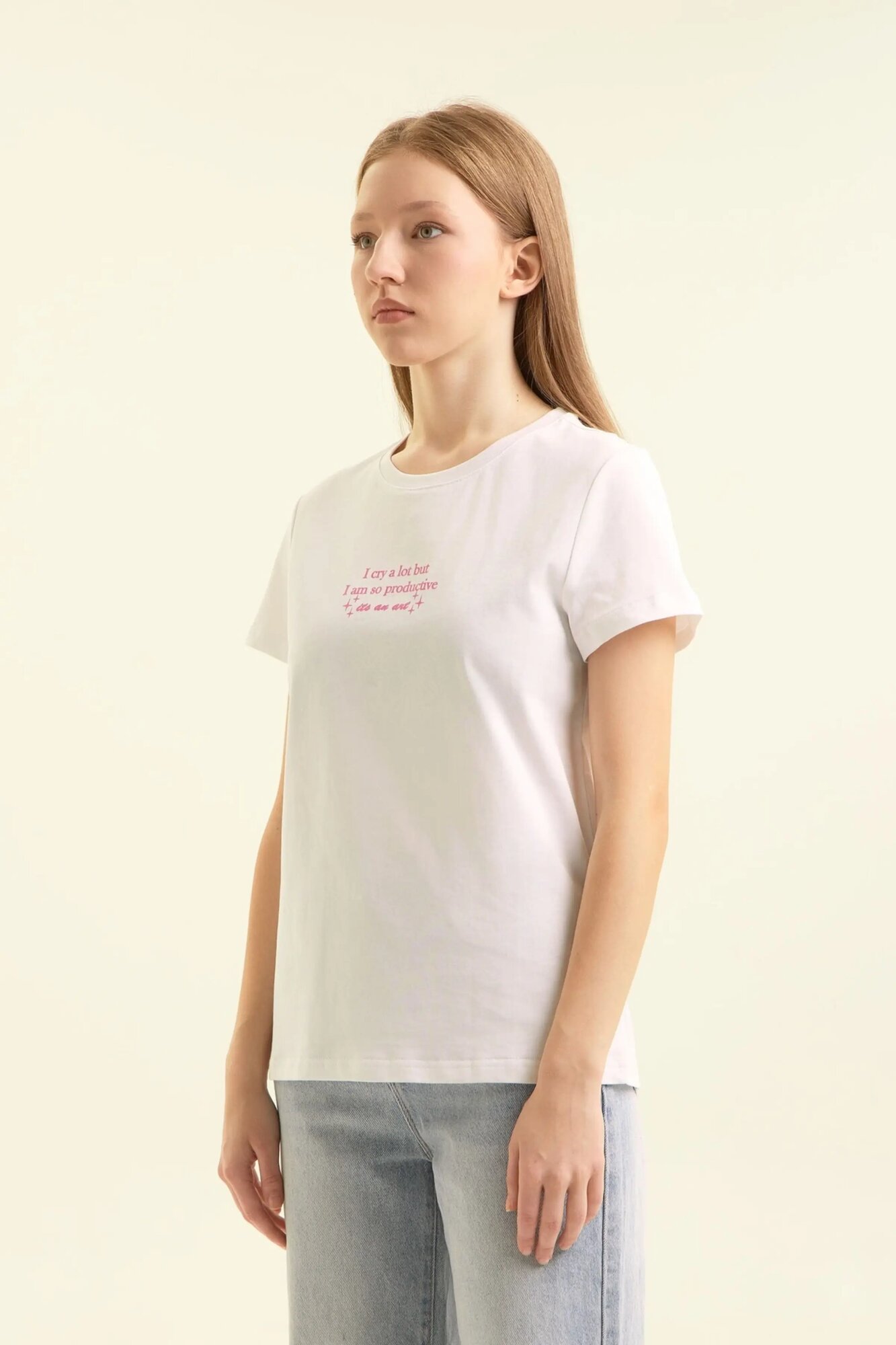 Футболка Selfie, размер L, белый — фото 1