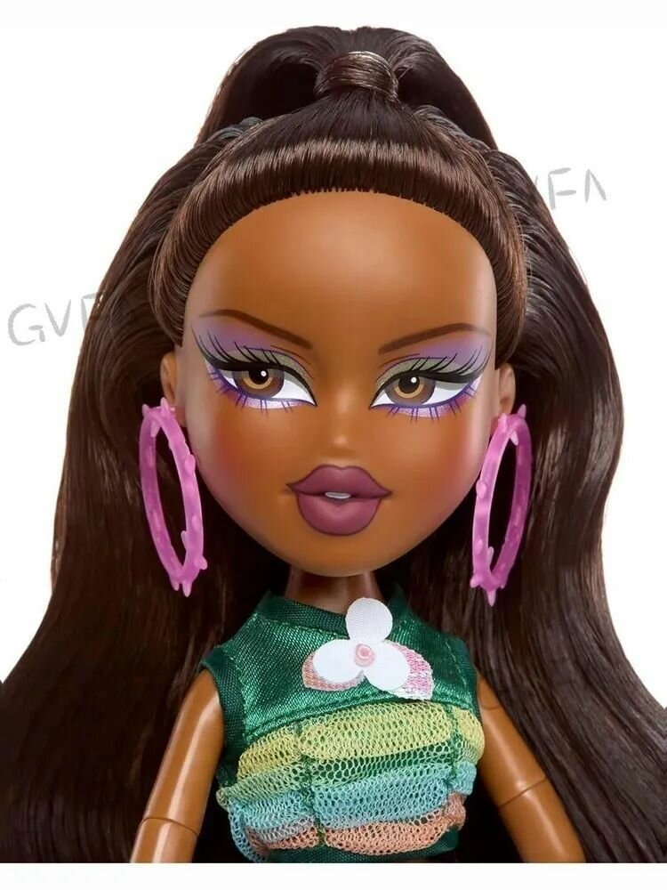 Bratz Fashion Pixiez Sasha -коллекция фантазийных кукол с настоящей одеждой и аксессуарами, крылья, превращенные в кольца, фиолетовые