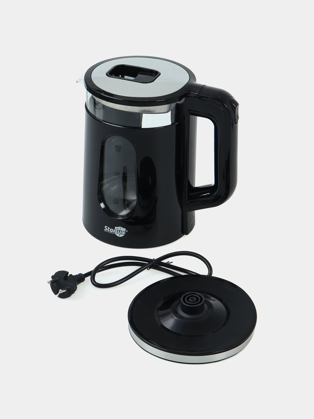 Для кухни: электрический чайник - Черный — фото 1