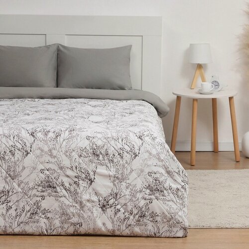 Изображение товара Покрывало LoveLife Plant, евро, 200x230 см, 100% полиэстер, жатка