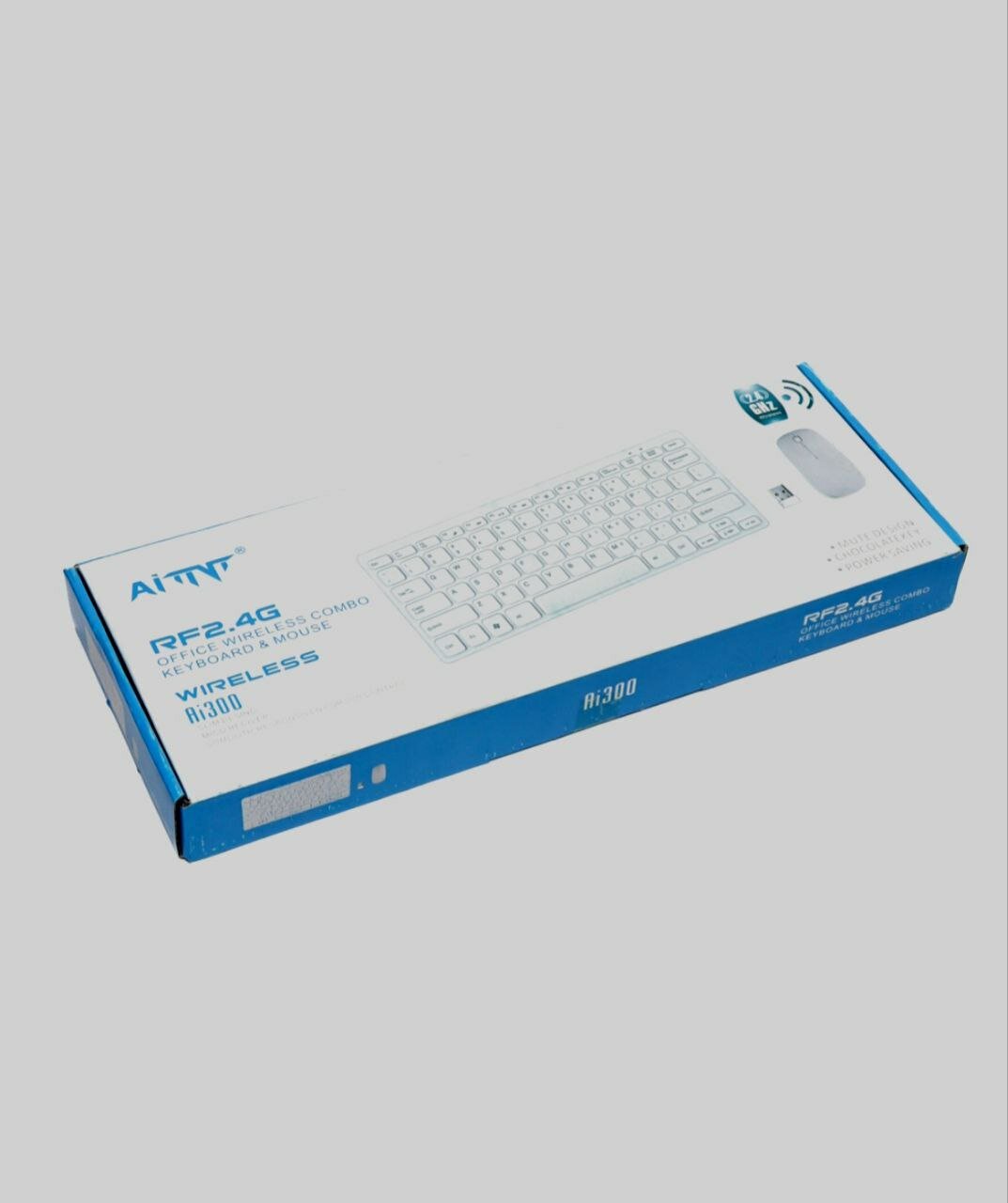 Клавиатура и мышь "AITNT AI300", беспроводная, для офиса, игр