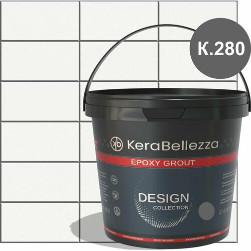 фото Kerabellezza design затирка цветная эпоксидная 1 кг. (к.280)