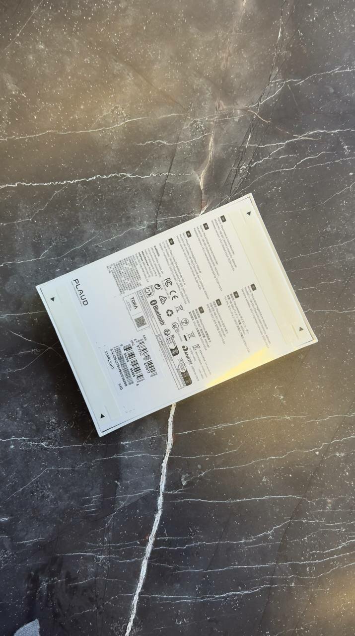 Цифровой диктофон Plaud Note ChatGPT Silver с искусственным интеллектом (серебристый) — фото 1