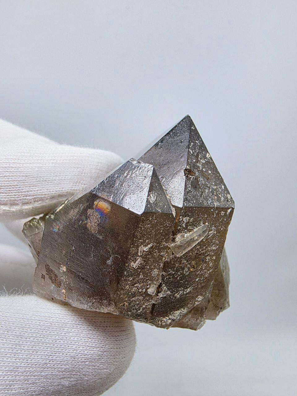 Щётка кристаллов дымчатого кварца 53 мм, 98 г — фото 1