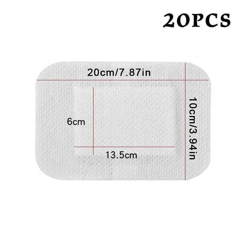 Медицинские пластыри для ран 10x20cm 20Pcs