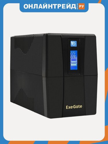 Изображение товара Источники бесперебойного питания Exegate SpecialPro Smart LLB-600. LCD. AVR.2SH 600VA/360W