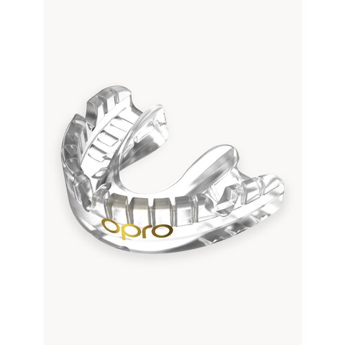 Боксерская капа для брекетов Opro Gold Прозрачная оригинал из Великобритании