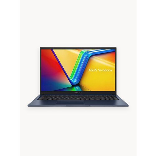 Ноутбук ASUS Vivobook 15.6" IPS/Intel Core i3-1215U/8ГБ DDR4/512ГБ SSD/Windows 11 Pro + Office 2021 /Темно синий/Русская раскладка