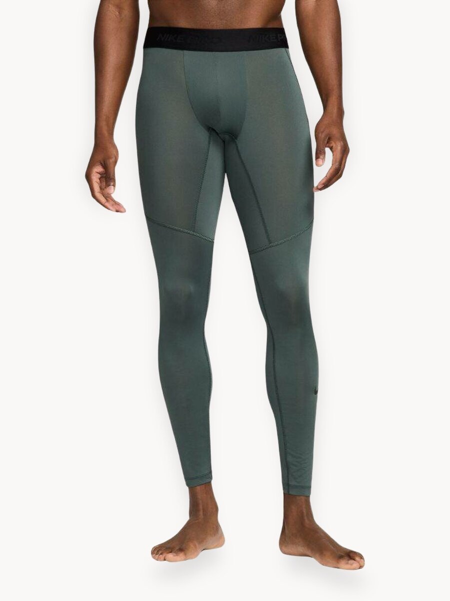 Легинсы спортивные NIKE Pro , размер S INT, зеленый