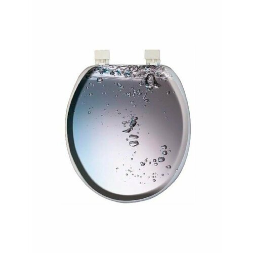 Сиденье для унитаза мягкое универсальное 44х3х37см Вода 1070₽