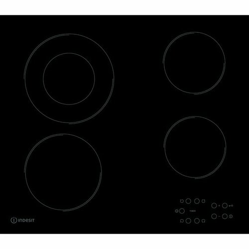 Indesit Варочная поверхность Indesit IR 260 CM индукционная 4 конфорки сенсор чёрная 2963800₽
