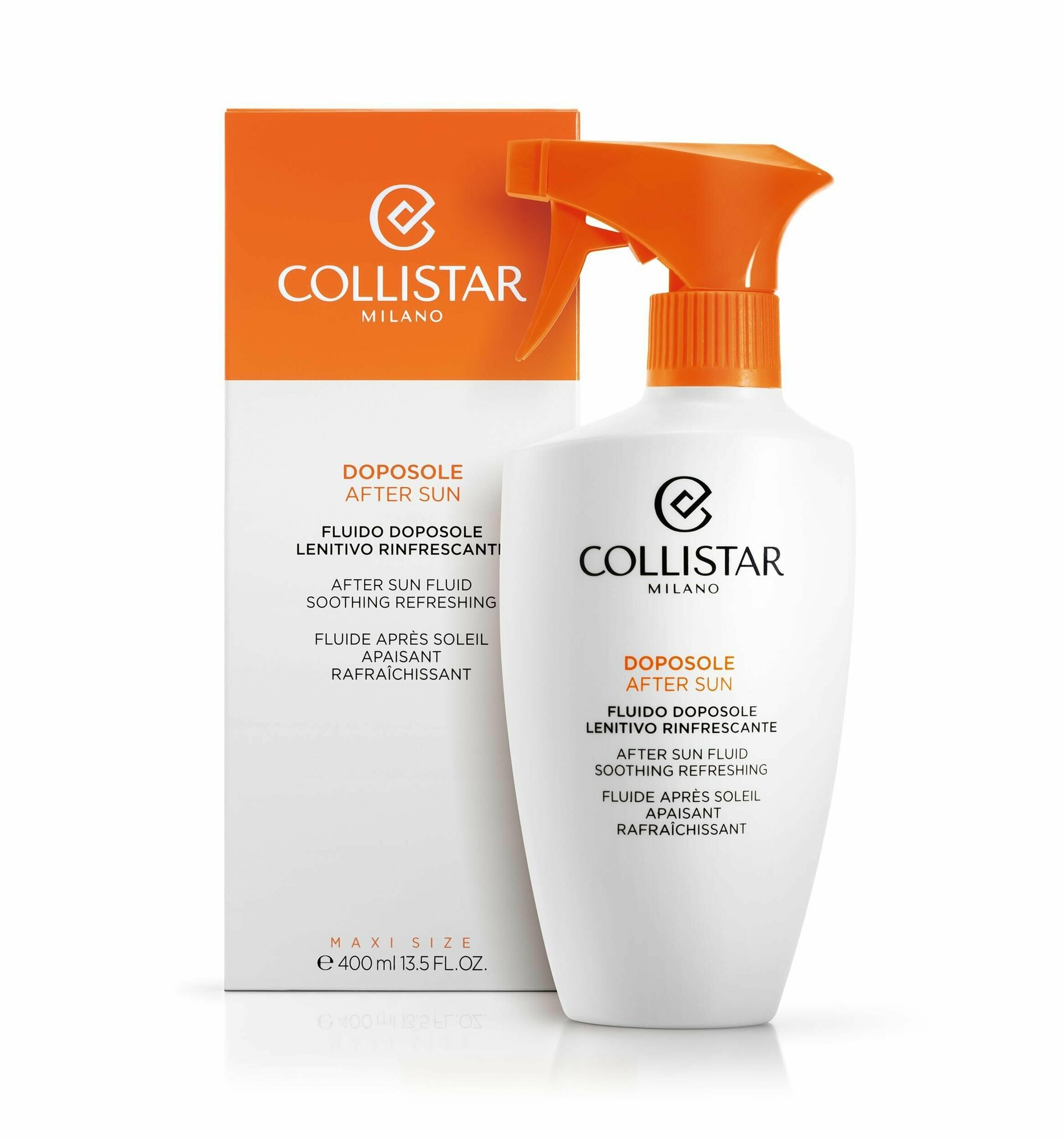 Collistar After Sun Fluid Soothing Refreshing/ Collistar Успокаивающий флюид после загара, 400 мл