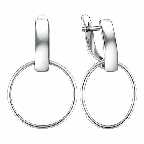 Серьги Яхонт 215726, серебро, 925 проба