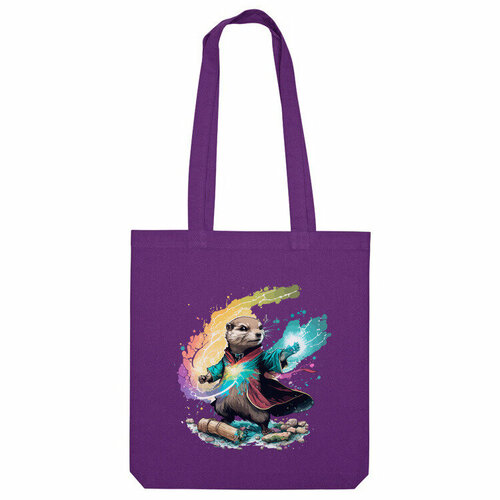 фото Сумка шоппер us basic, фиолетовый