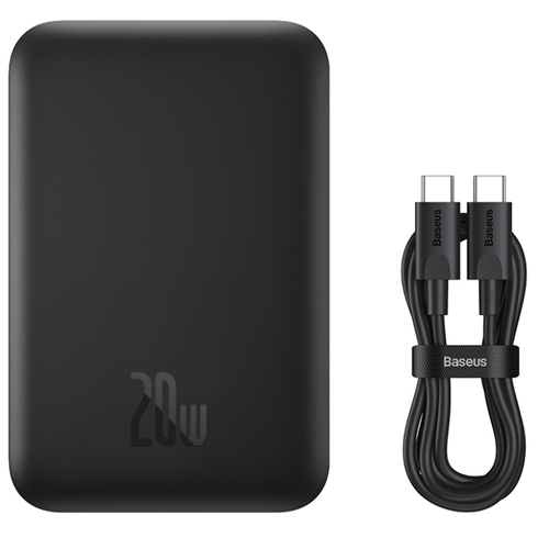 Powerbank с беспроводной зарядкой Baseus Magnetic Mini Wireless 6000mAh 20W PPCX100401 чёрный 4594₽
