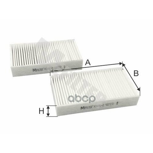 K91912_фильтр Салона! К-Кт Bmw F25 2.0/3.0D 10> M-Filter арт. K 9191-2