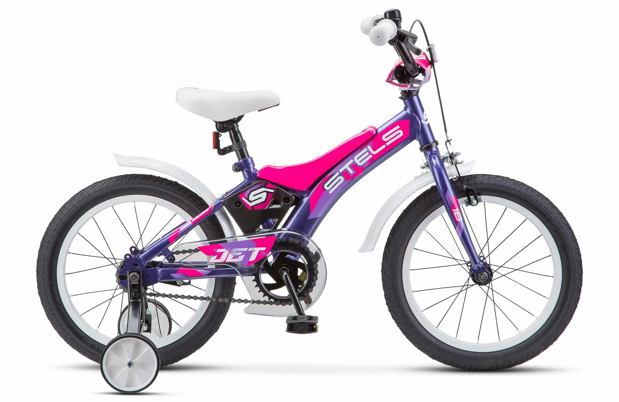 Велосипед детский двухколесный Stels 18" Jet Z010 фиолетовый