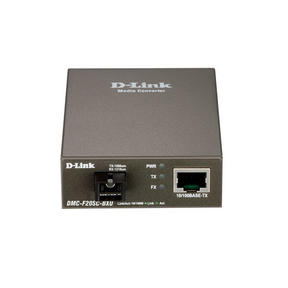 DMC-F20SC-BXU/B1A WDM медиаконвертер с 1 портом 10/100Base-TX и 1 портом 100Base-FX с разъемом SC (ТХ: 1310 нм; RX: 1550 нм) для одномодового оптического кабеля (до 20 км), RTL {20} D-Link - фото №5