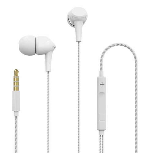 Наушники Perfeo внутриканальные c микрофоном SKEW белые 69000₽