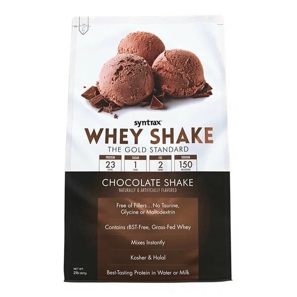 Syntrax Whey Shake 907 гр. 2lb пакет (Syntrax) Шоколад