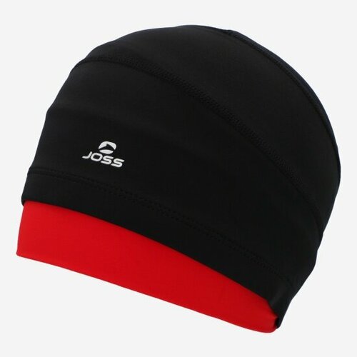 шапочка для плавания женская joss розовый Шапочка для плавания Joss Polyamide swim cap, black/red, 102149JSS-BH