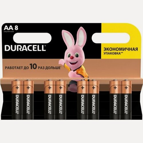Изображение товара Элемент питания Duracell Basic LR6-8BL AA бл 8