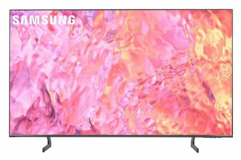 75" Телевизор Samsung QE75Q60CAU 2023 QLED, LED, HDR, черный