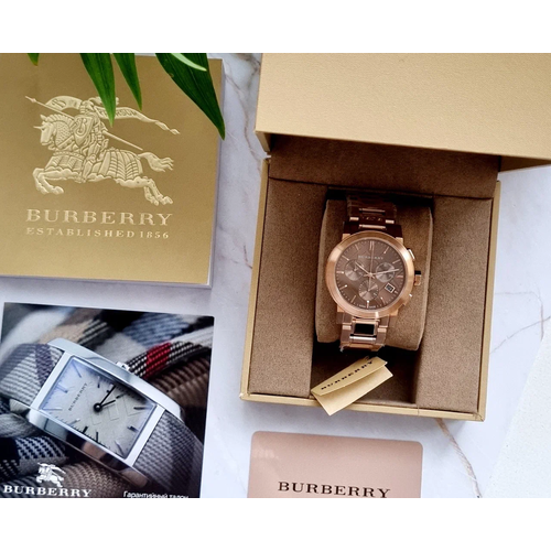 Наручные часы Burberry, розовый, золотой наручные часы burberry наручные часы burberry the city bu9359 черный
