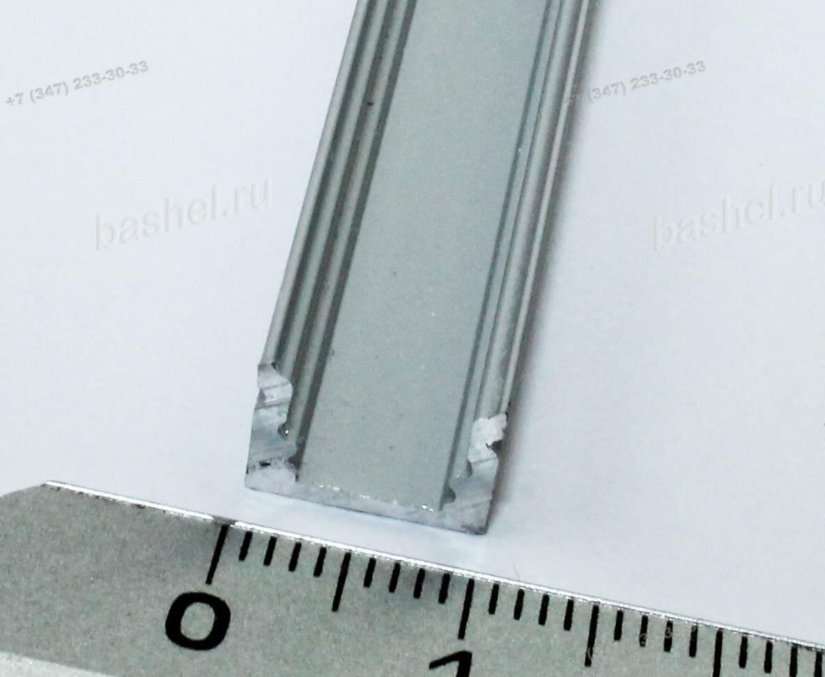 ARH-MINI5-2000 ANOD (2м.), Профиль алюминиевый накладной микро, 2000x10x8,3мм, Arlight, Ширина площадки для ленты 6 мм.