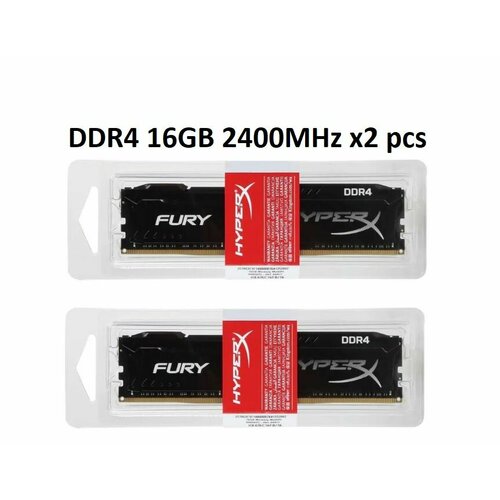 Оперативная память HyperX Kingston Fury DDR4 2x16 Gb 2400 MHz HX424C15FB16 1039900₽