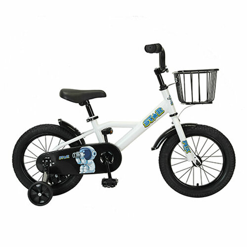 Велосипед детский 701-16 STAR белый на рост 100-120см или от 4 до 6 лет 779000₽